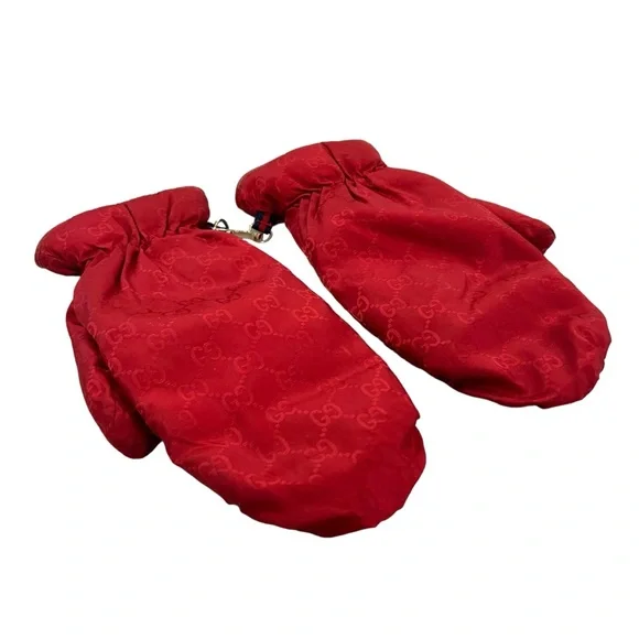 Gucci Monogram Mittens